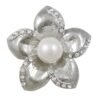 PRP619-Pearl-Flower-Pin Flower Brooch With Pearl Pin