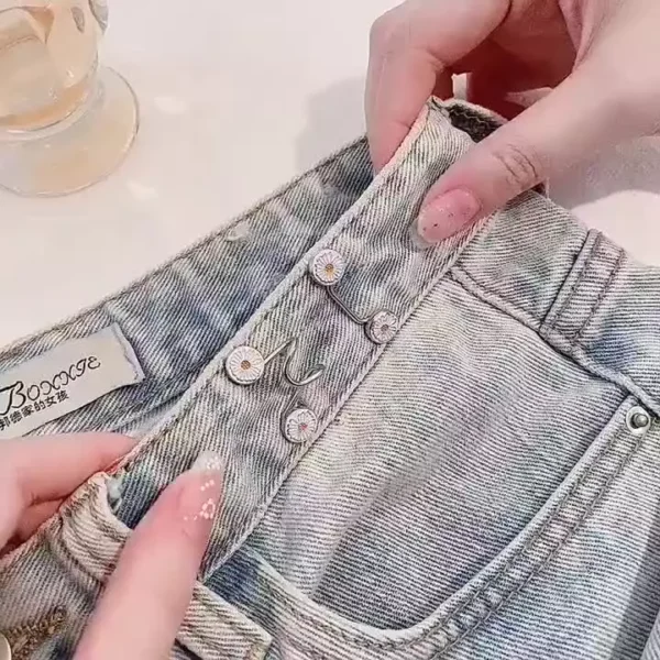 d52609bfa920f8c916c53417a0c2cd86.webp Waist buttons Detachable Adjustable Skirt Jeans Waist Anti slip Brooch Pin Kerongsang