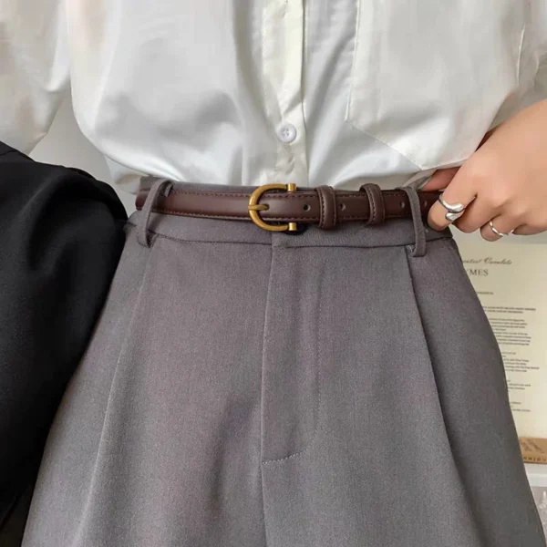 my-11134207-7r98s-lpanccykjj4g27.webp Women Fashion Belt Retro PU Small Belt Versatile Decoration For Skirts And Jeans