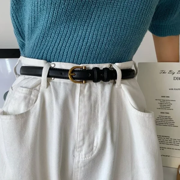 my-11134207-7r98z-lxce7kpdds3404.webp Women Fashion Belt Retro PU Small Belt Versatile Decoration For Skirts And Jeans