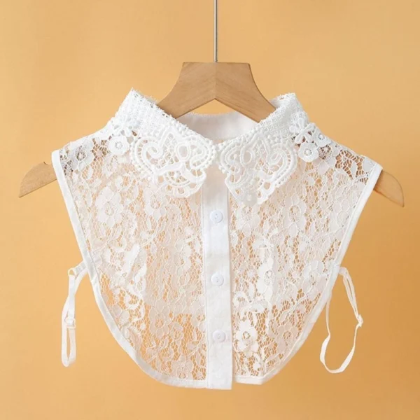 sg-11134201-7rcei-lrctxnpuyc22c5.webp Detachable False Collar Lace DIY Fake Collar Neckline Detachable Adjust Clothes Women Girls