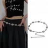 sg-11134201-7rdvz-mbovbt99cpi45f.webp Fashion Retro Style Women s Metal Waist Chain Adjustable Decorative Circle Decoration Bohemian Style