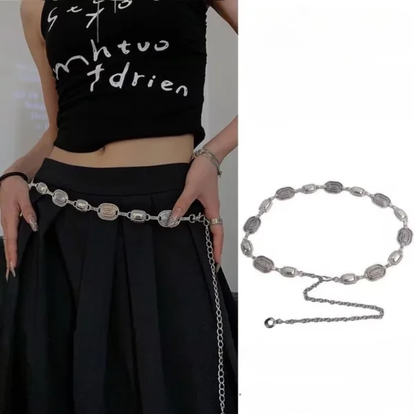 sg-11134201-7rdvz-mbovbt99cpi45f.webp Fashion Retro Style Women s Metal Waist Chain Adjustable Decorative Circle Decoration Bohemian Style