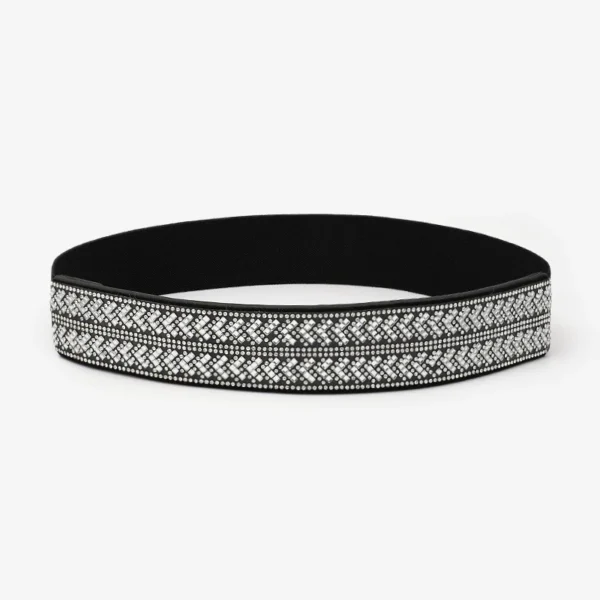 sg-11134201-822yl-mi41jy5df4zmcb.webp Women Bling Rhinestone Encrusted full Diamond elastic waistband Versatile Evening Dress Crystal Belt