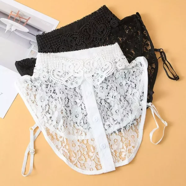 sg-11134201-825zt-mk4o1ap4zzsy7d.webp Detachable False Collar Lace DIY Fake Collar Neckline Detachable Adjust Clothes Women Girls