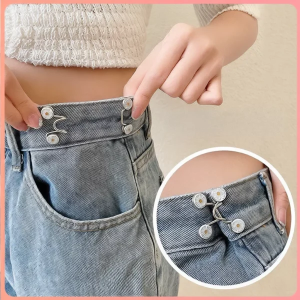 sg-11134253-822yz-mi0cvo4d00lha6.webp Metal Jeans Waist Buckle Buttons Removable Pants Pin with Detachable Needle