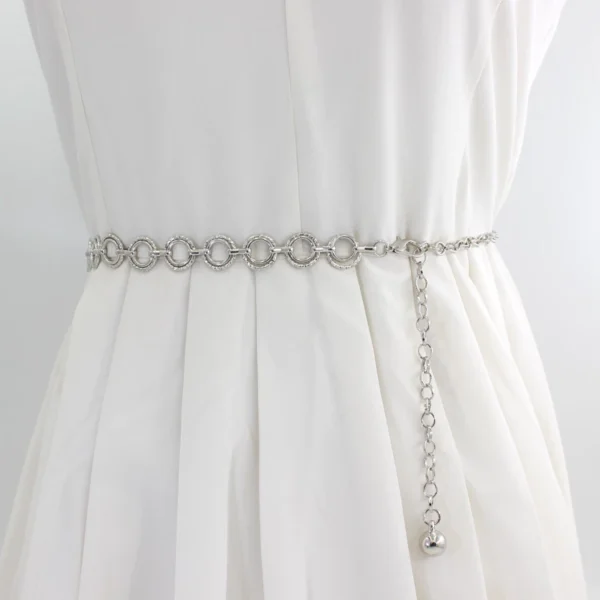 sg-11134301-7rcfa-lts1ifiuiicfb6.webp Women s Ring Decorated Metal Waist Chain Adjustable Slim Versatile Alloy Belt for Dress Suits