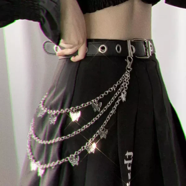 sg-11134301-7rdww-lzm03snkqylz96.webp Hip Hop Punk Metal Butterfly Pants Chain For Women Fashion Silver Multi Layer Body Chain Summer Accessories